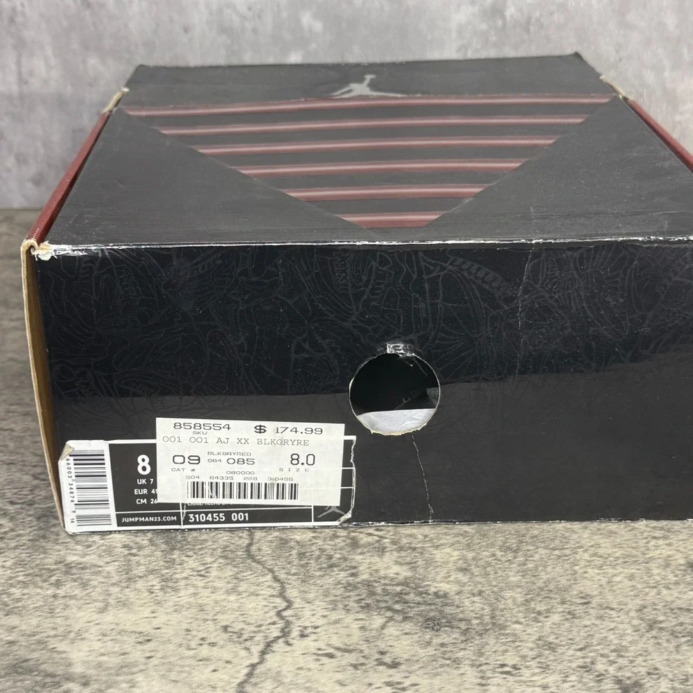 Air Jordan 20 OG 2005 Stealth Men 8 310455-001  OG Box SOLE SEPERATION